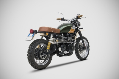 TRIUMPH SCRAMBLER 900 < 2015 2>1 GOLD EDITION FULL KIT