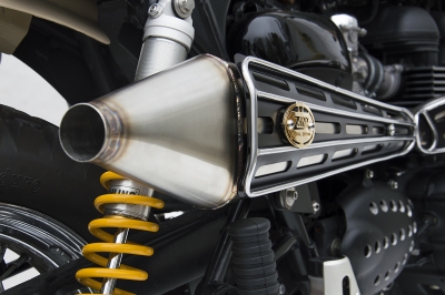 TRIUMPH SCRAMBLER 900 < 2015 2>1 GOLD EDITION FULL KIT