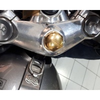 Steering Stem Nut - Brass