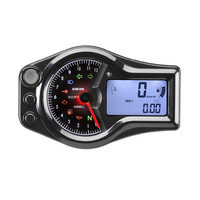 Acewell Motorcycle Sports Track Bike Speedometer & Analogue Tacho Temp 12000rpm