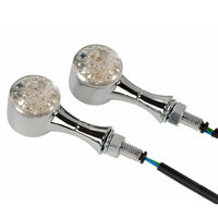 Metal LED Chrome Triumph Indicators PAIR