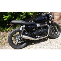 Rebel 2 into 1 Full System for the T100,T120, Street Twin & Street Cup 2016 onwards