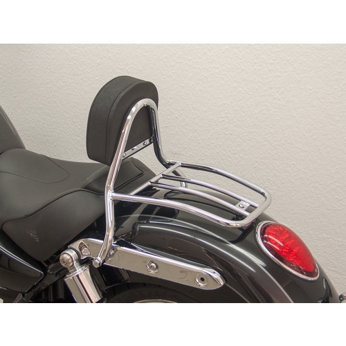 Solo Sissy Bar with pad and carrier for the Commander/LT