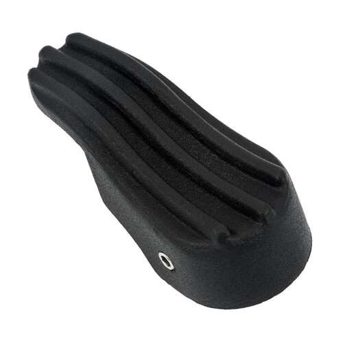 Ribbed Clutch Lifter Cover Black Finish