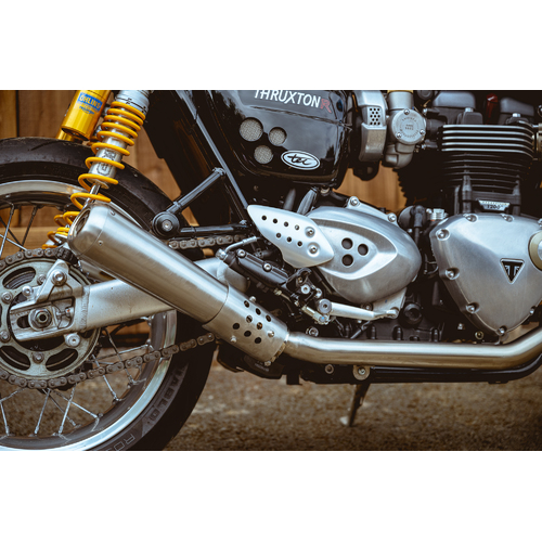 Slip-On Stainless Silencers – Speed Twin 1200 and Thruxton 1200 model